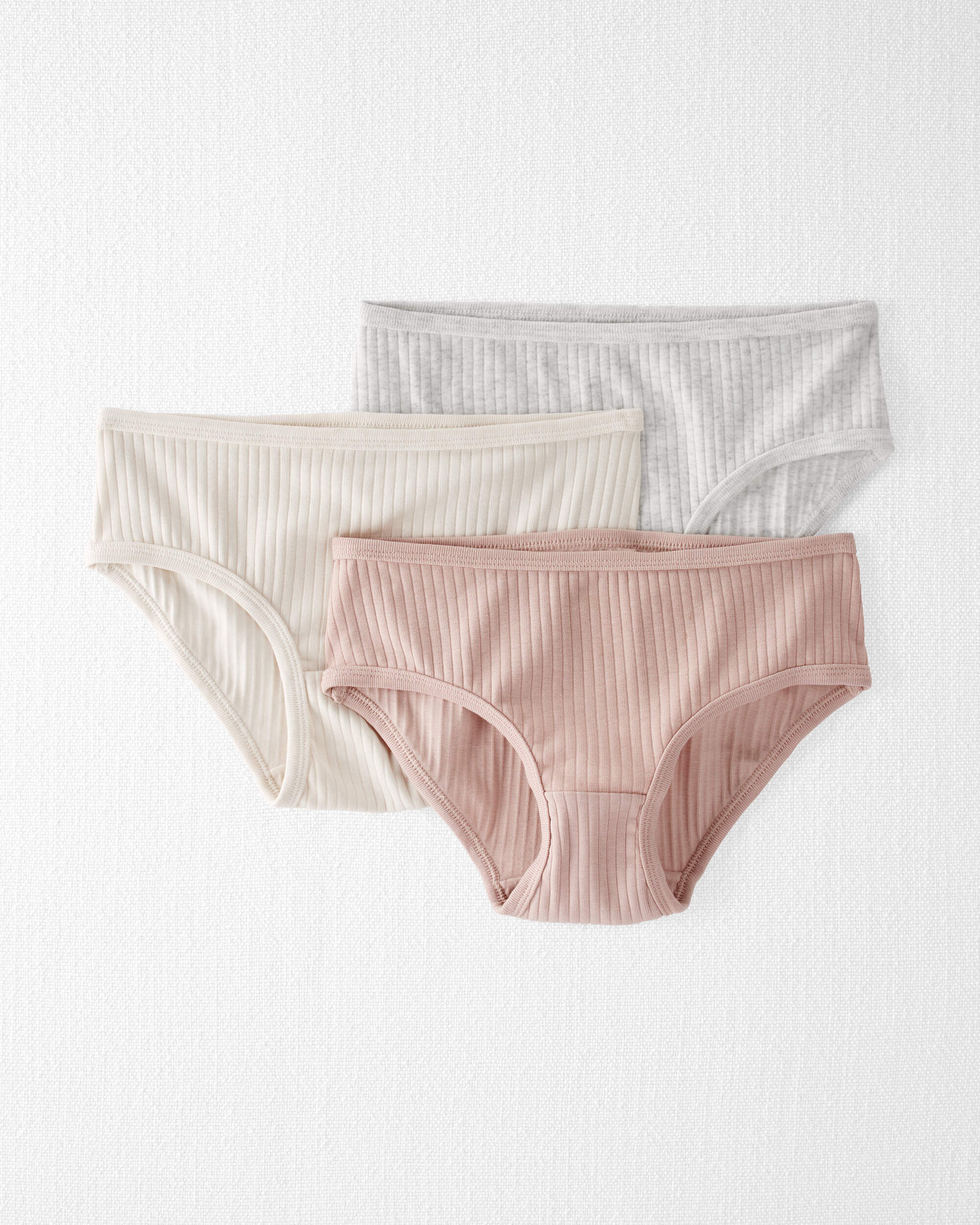 Girls 3-Pack Organic Cotton Underwear - Image 3