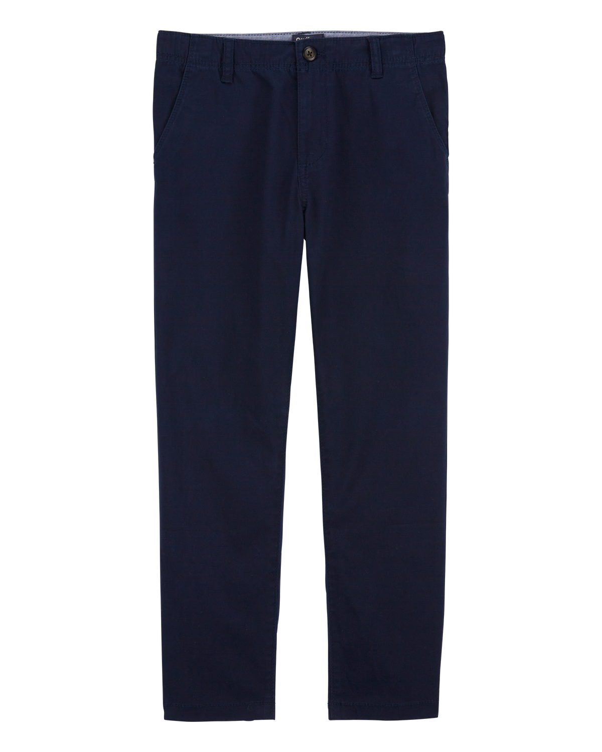 Boys Husky Fit Stretch Chino Pants - Navy