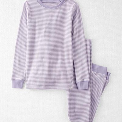 Kid Striped Organic Cotton Pajamas Set