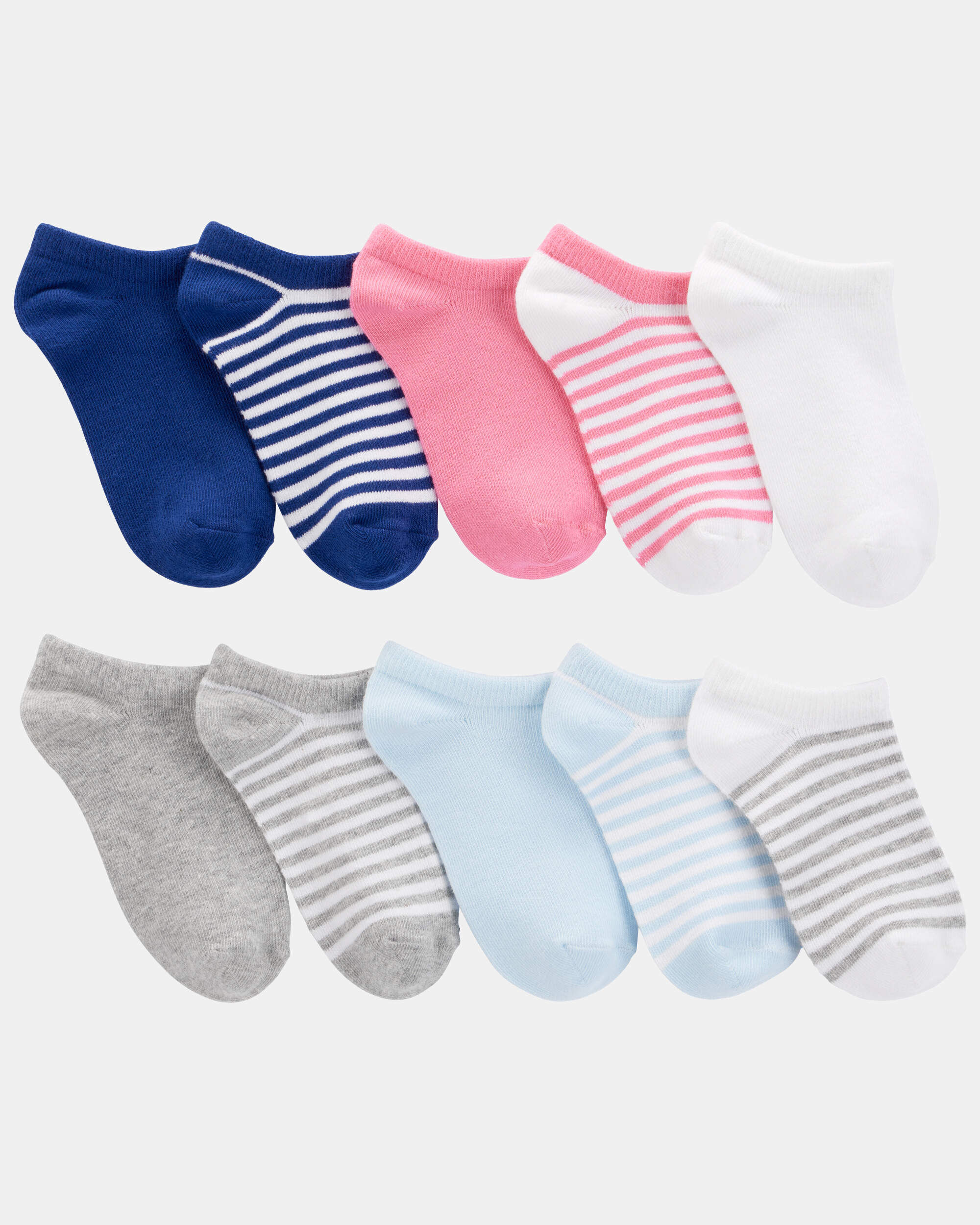 Kid 10-Pack No-Show Socks - Image 2
