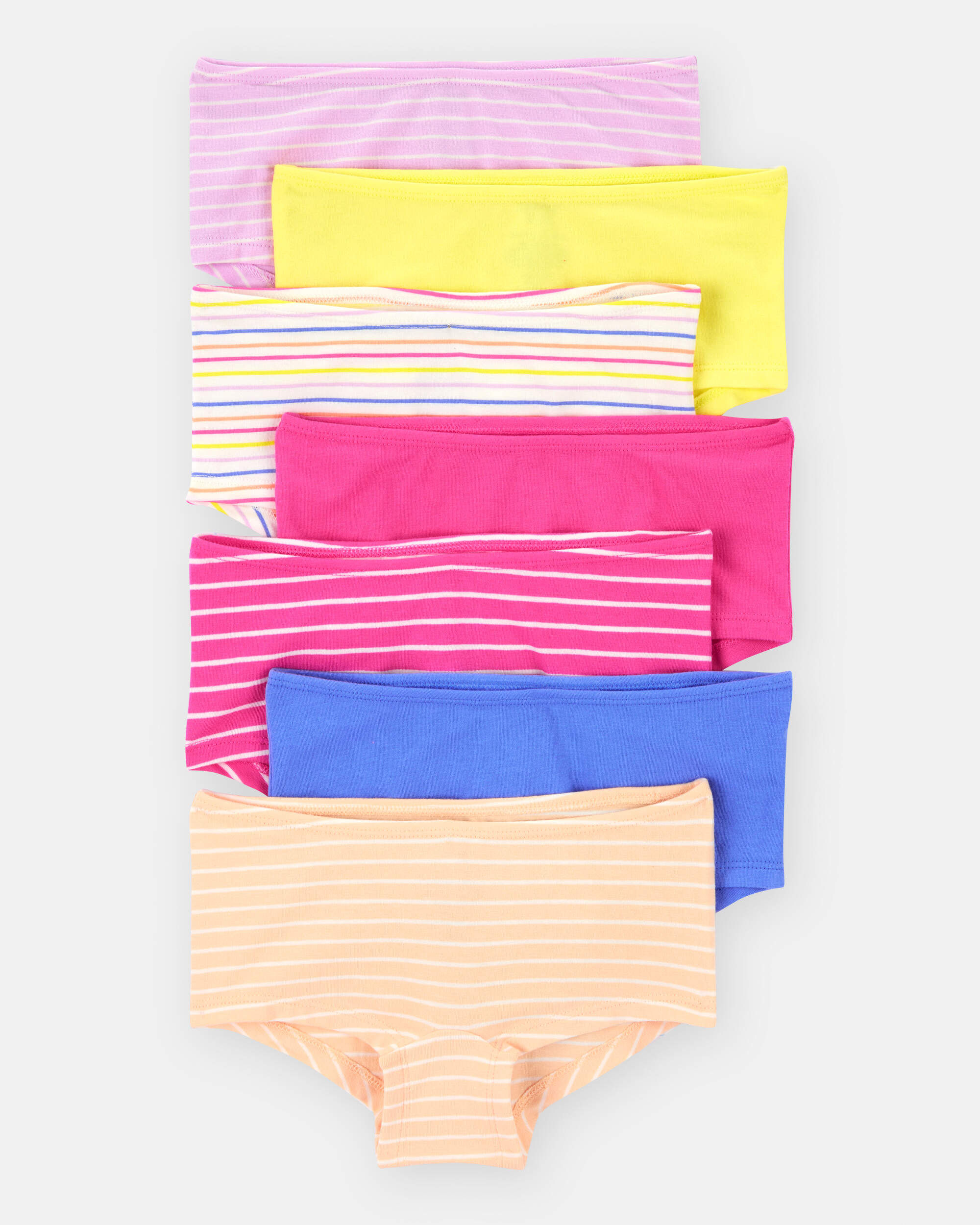 Girls 7-Pack Boyshort Underwear - Image 3