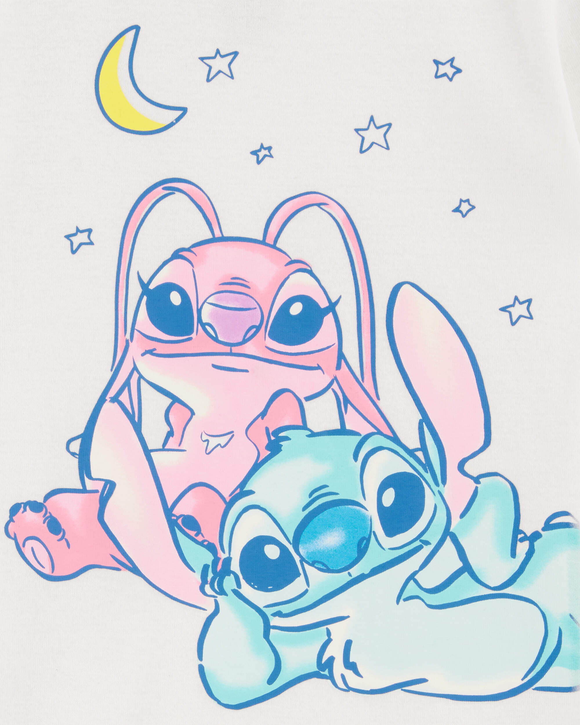 Girls Disney© Lilo & Stitch Snug Fit Cotton 2-Piece Pajamas - Image 3