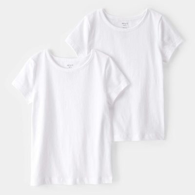 Girls 2-Pack Cotton Undershirts