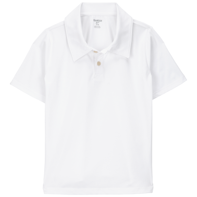 Kid Active Uniform Polo Shirt in Moisture Wicking BeCool™ Fabric - White