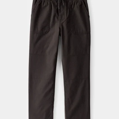 Boys Everyday Pull-On Pants - Dark Grey