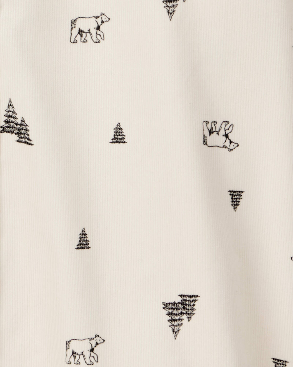 Boys Christmas Print Corduroy Long-Sleeve Button-Down Shirt - Ivory - Image 2