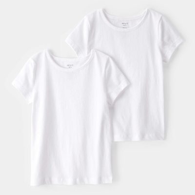 Girls 2-Pack Cotton Undershirts