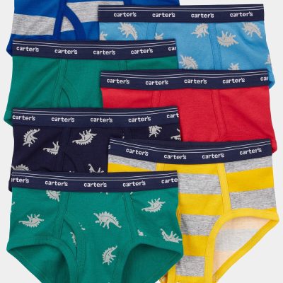 Boys 7-Pack Dinosaur Brief Underwear