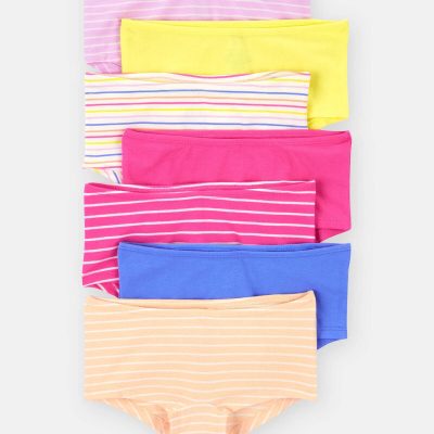 Girls 7-Pack Boyshort Underwear