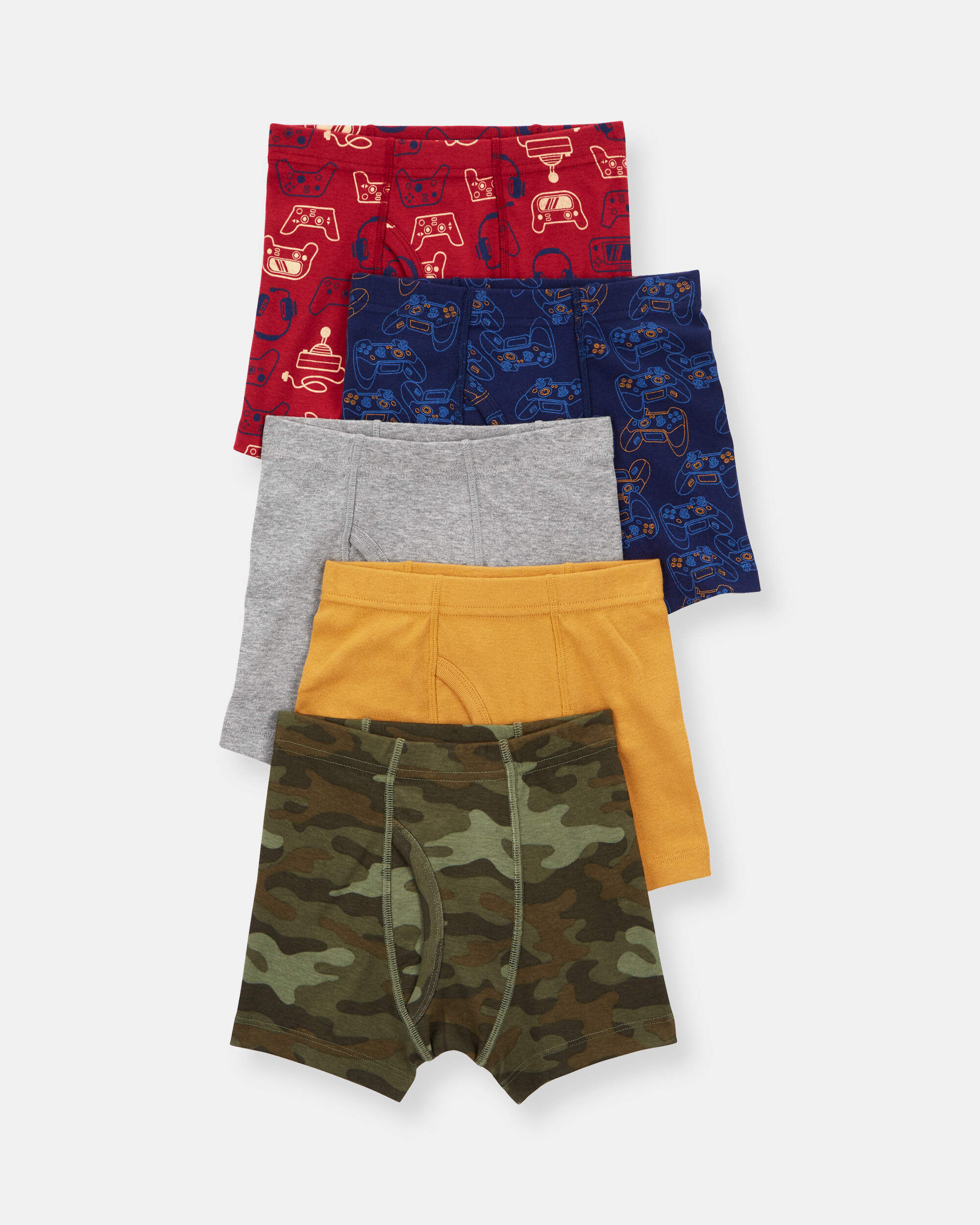 Boys 5-Pack Mesh Boxer Brief Underwear - Image 3