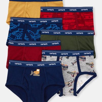 Boys 7-Pack Construction Print Brief Underwear