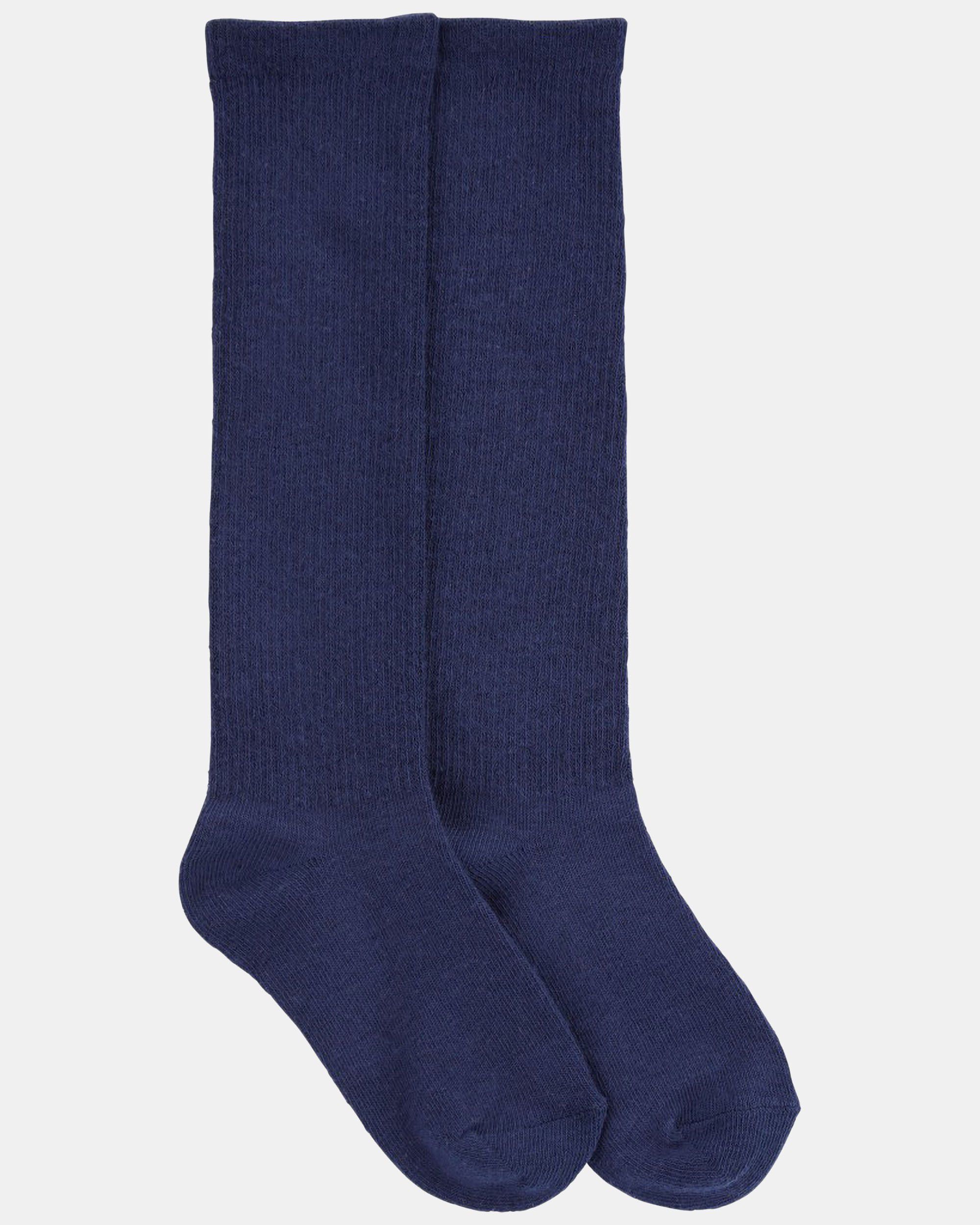 Girls 2-Pack Mid-Length Socks - Blue - Image 2