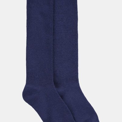 Girls 2-Pack Mid-Length Socks - Blue