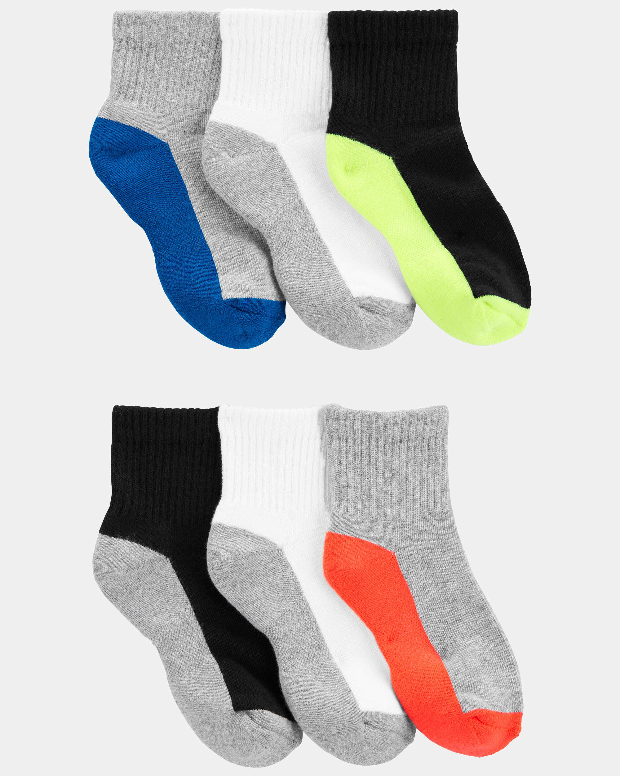Boys 6-Pack Ankle Socks - Image 2
