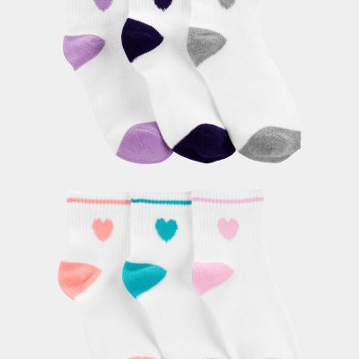 Girls 6-Pack Crew Socks