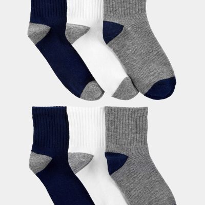 Boys 6-Pack Ankle Socks