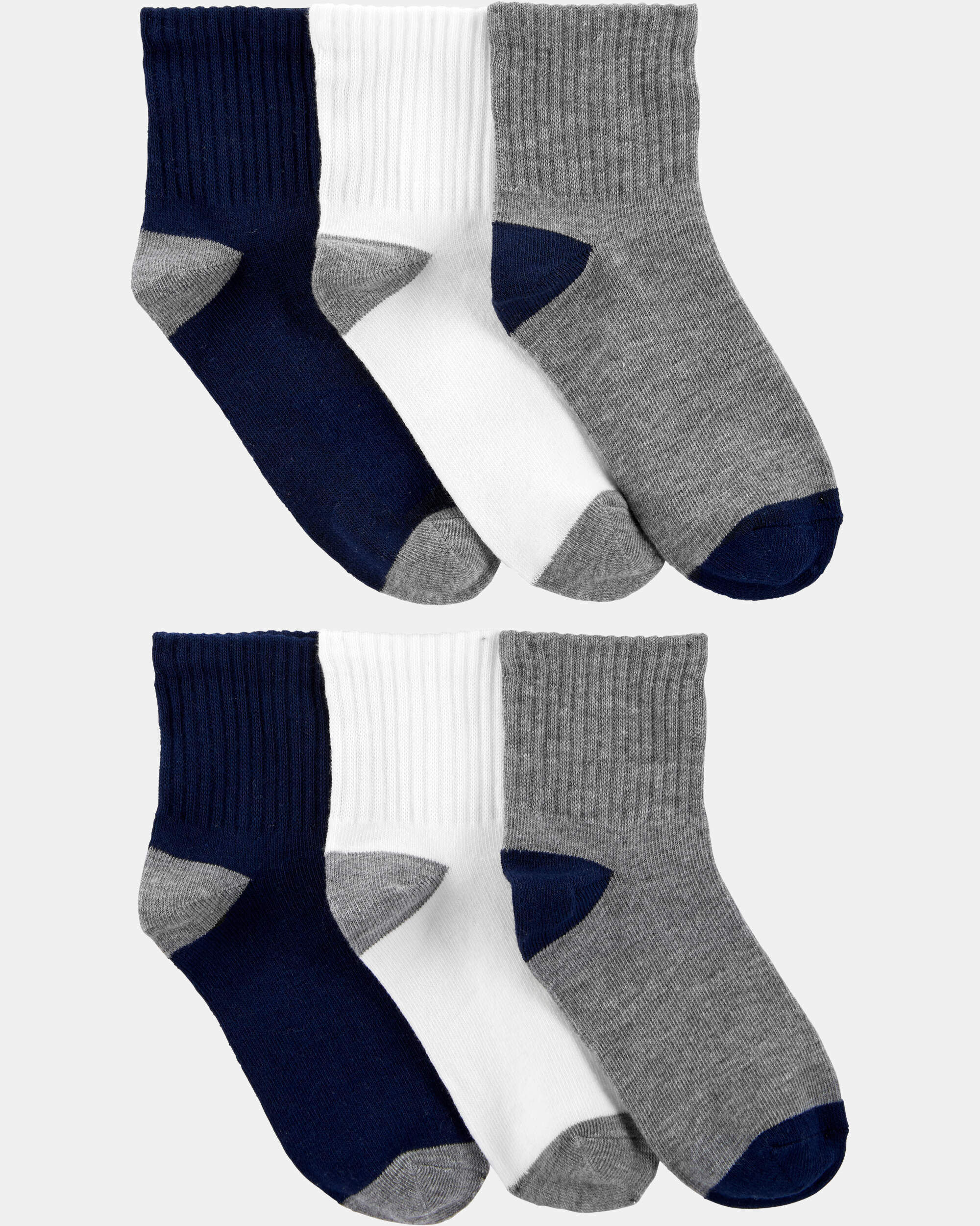 Boys 6-Pack Ankle Socks - Image 3
