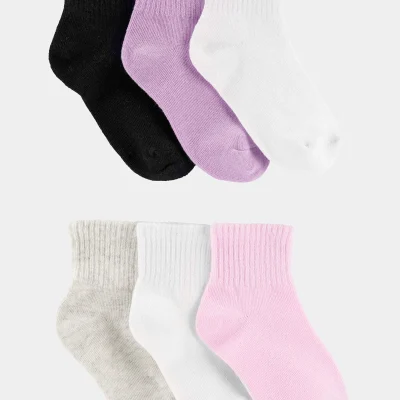 Girls 6-Pack Crew Socks
