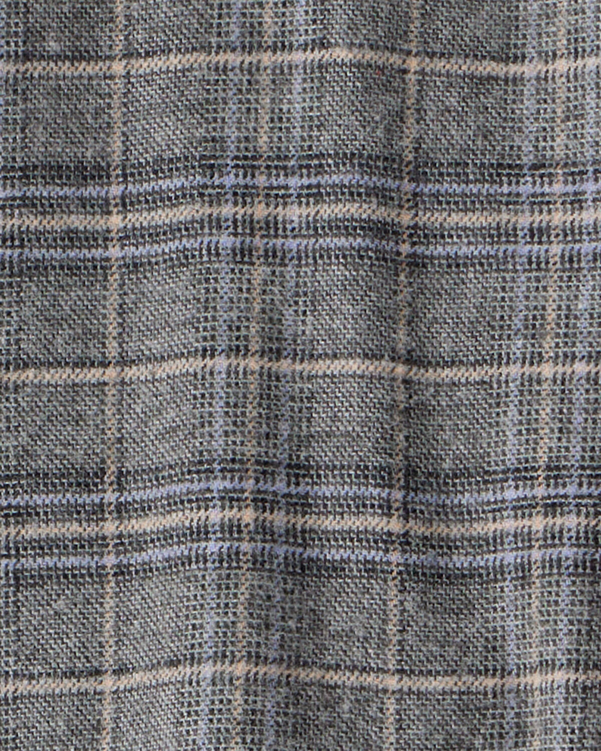 Girls Plaid Cotton Long-Sleeve Fashion Jacket - Grey - Image 3