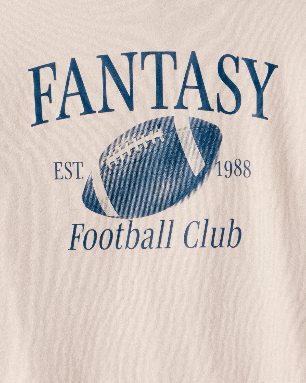 Boys Fantasy Football Long-Sleeve Graphic Tee - Tan - Image 2