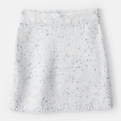Girls Sweater Knit Skirt - Blue