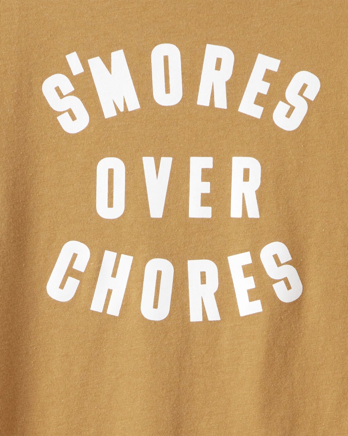 Boys Smores Long-Sleeve Graphic Tee - Brown - Image 2