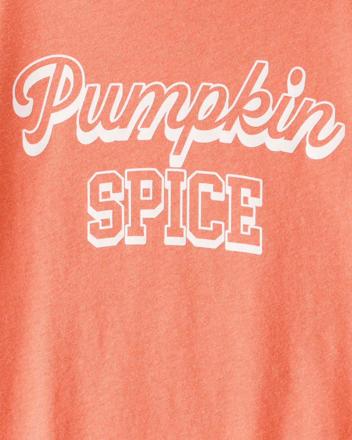 Girls Pumpkin Spice Short-Sleeve Graphic Tee - Orange - Image 2