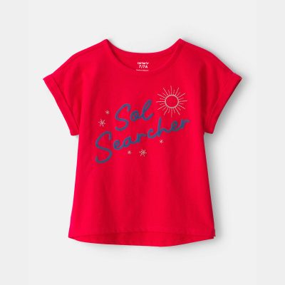 Girls 'Sol Searcher' Top - Red