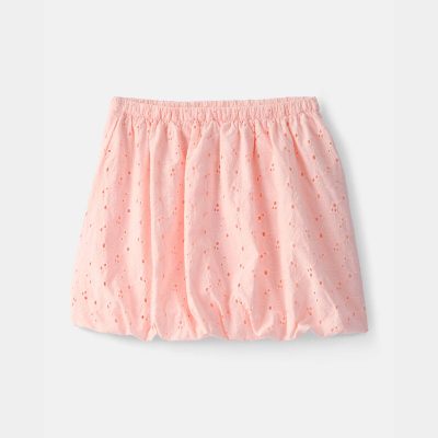 Girls Eyelet Skirt - Pink