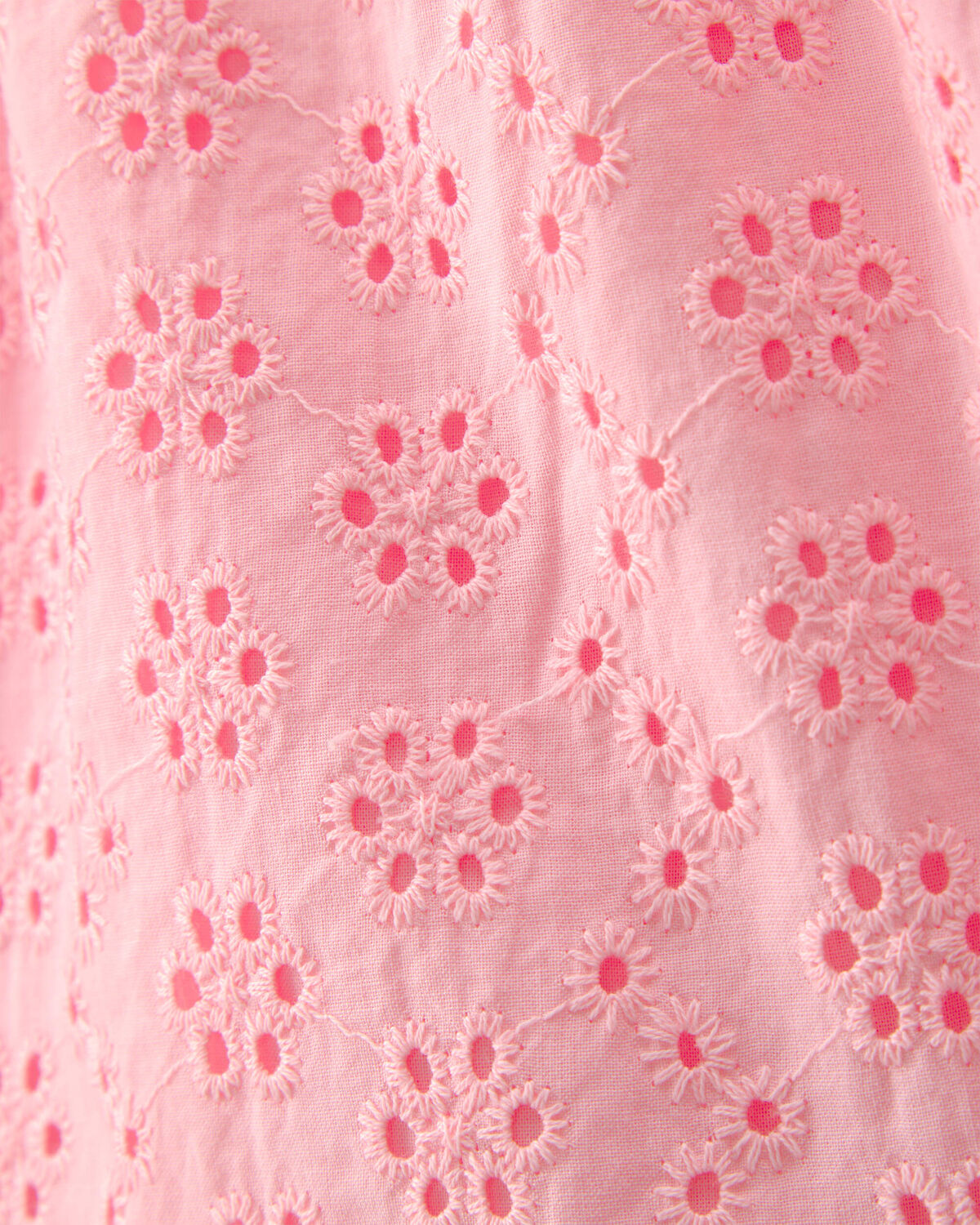 Girls Eyelet Shorts - Pink - Image 3