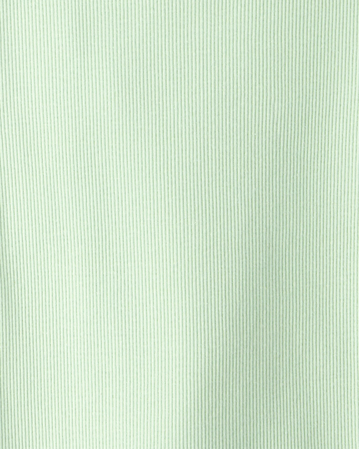 Girls Rib Top - Green - Image 2