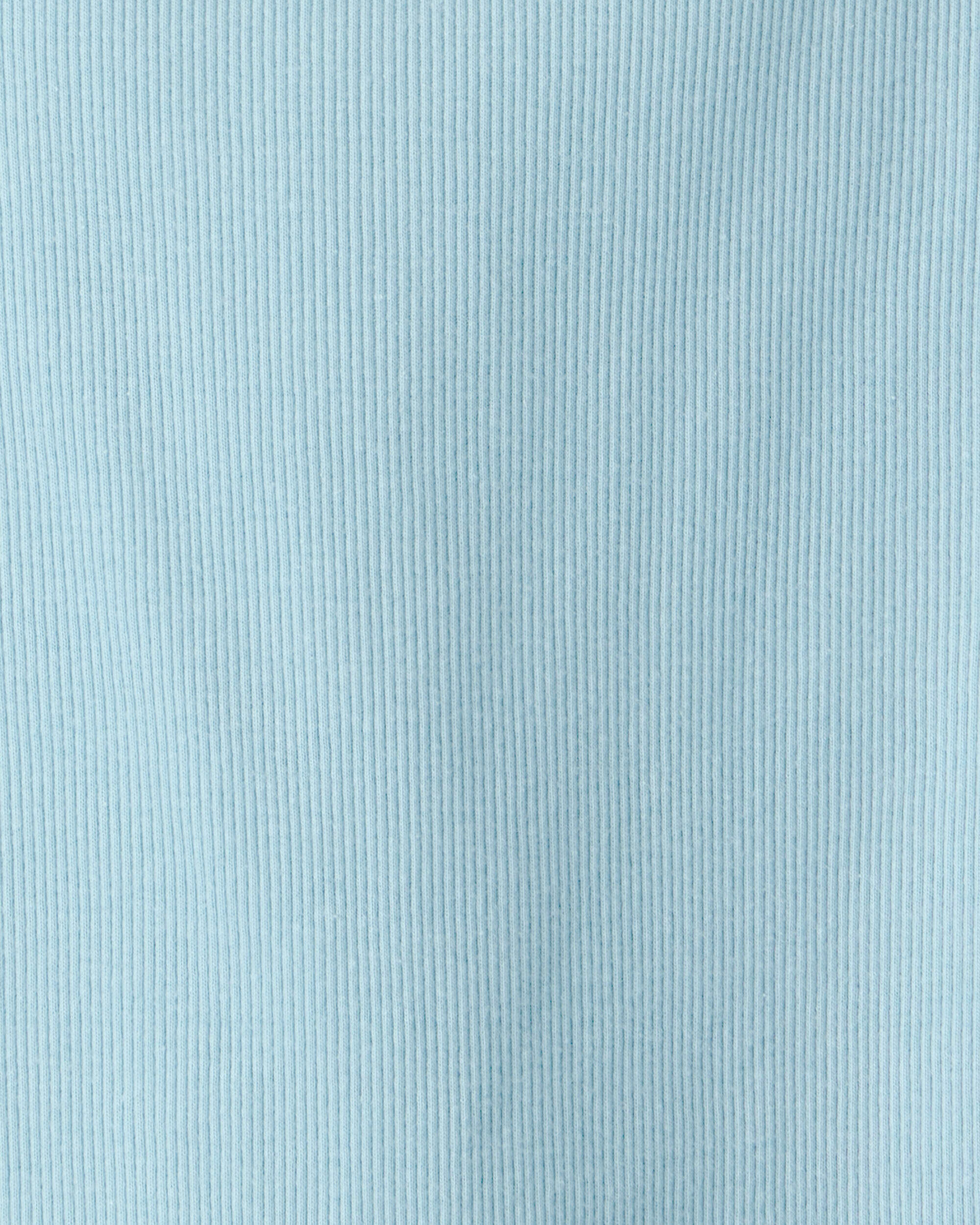 Girls Rib Top - Blue - Image 3