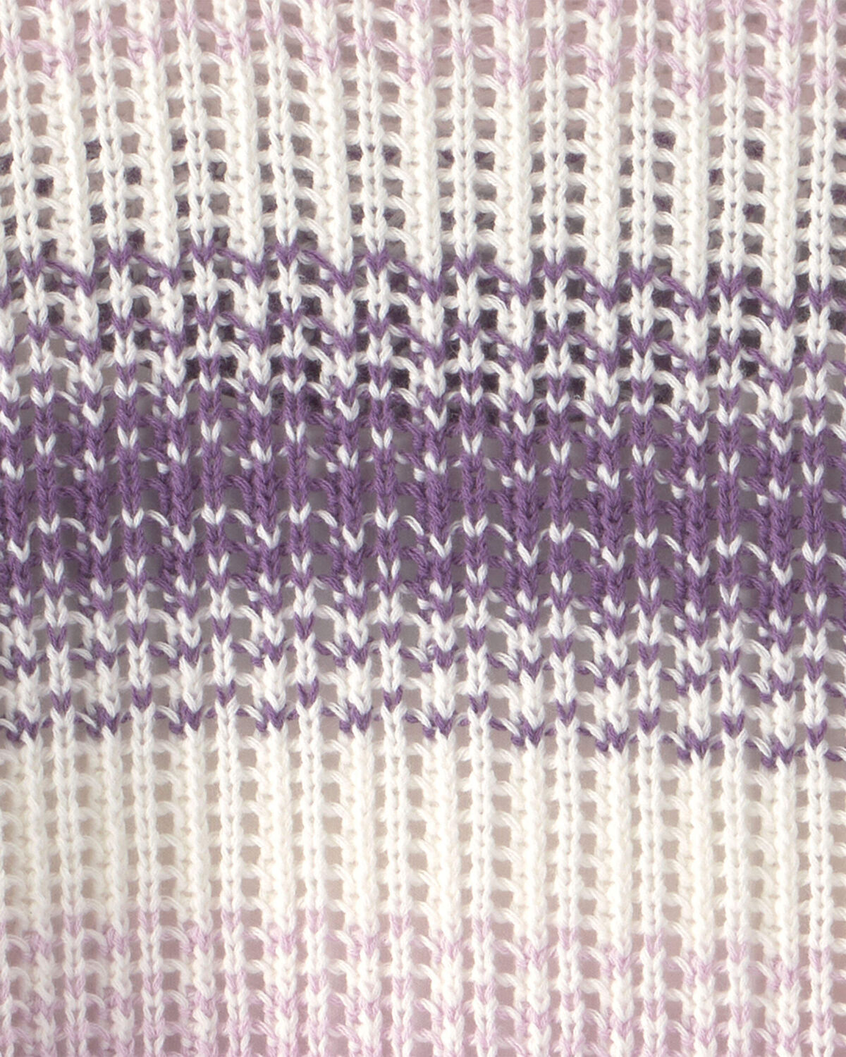 Girls Striped Sweater - Purple - Image 2