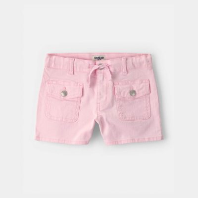 Girls Utility Shorts - Pink