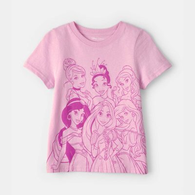 Girls Disney© Princess Graphic Tee - Pink