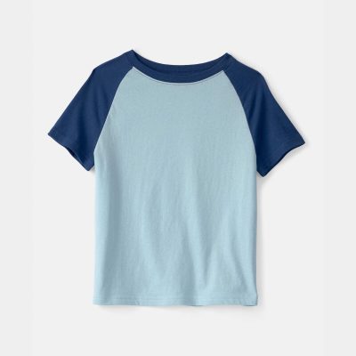 Kids Colorblock T-Shirt - Blue