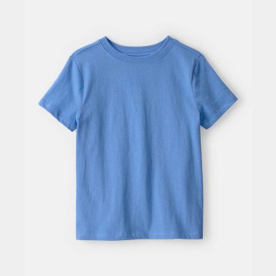 Kids Solid T-Shirt - Blue