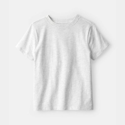 Kids Solid T-Shirt - Grey