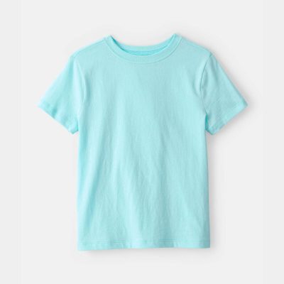 Kids Solid T-Shirt - Blue
