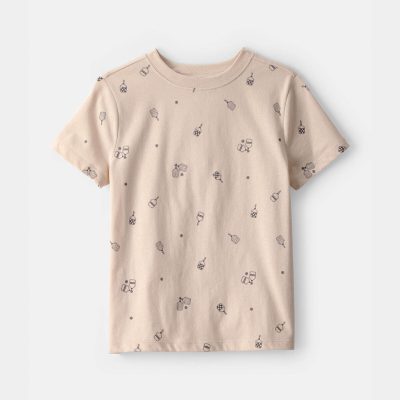 Kids Pickleball T-Shirt - Brown