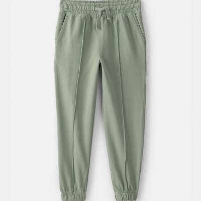 Boys French Terry Joggers - Green