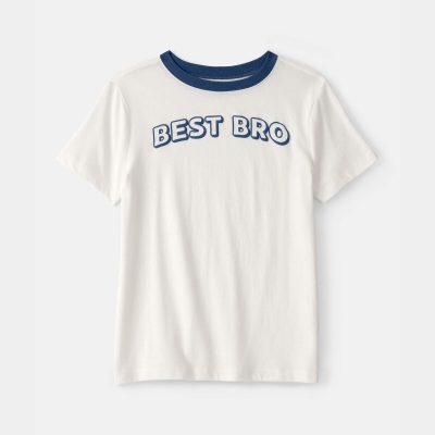 Boys 'Best Bro' Graphic Tee - Ivory