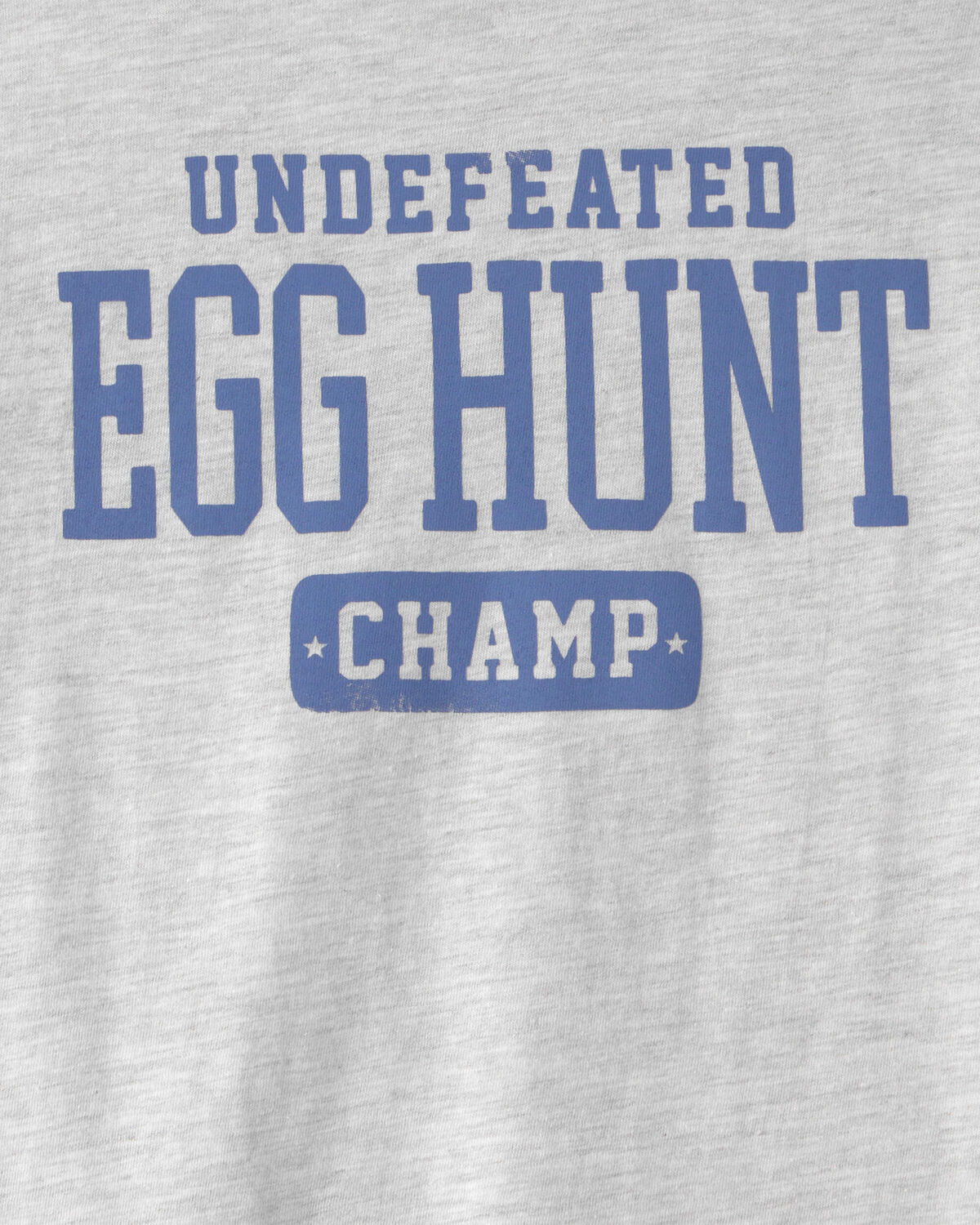 Kids Easter Egg Hunt Graphic Tee - Grey - Image 2
