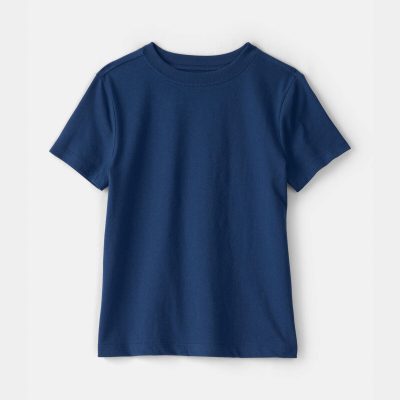 Kids Solid T-Shirt - Blue