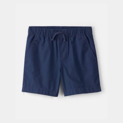 Boys Canvas Shorts - Blue