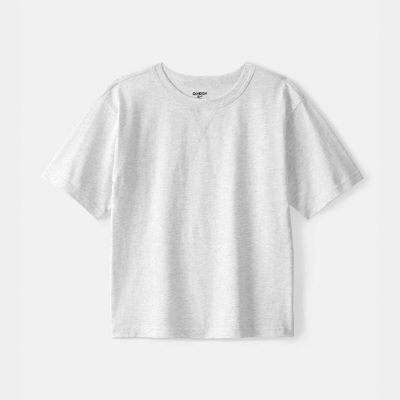 Boys Short-Sleeve T-Shirt - Heathered Grey
