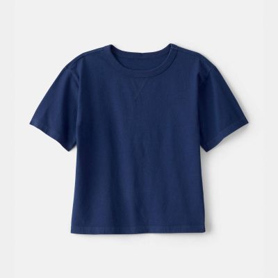 Boys Short-Sleeve T-Shirt - Navy