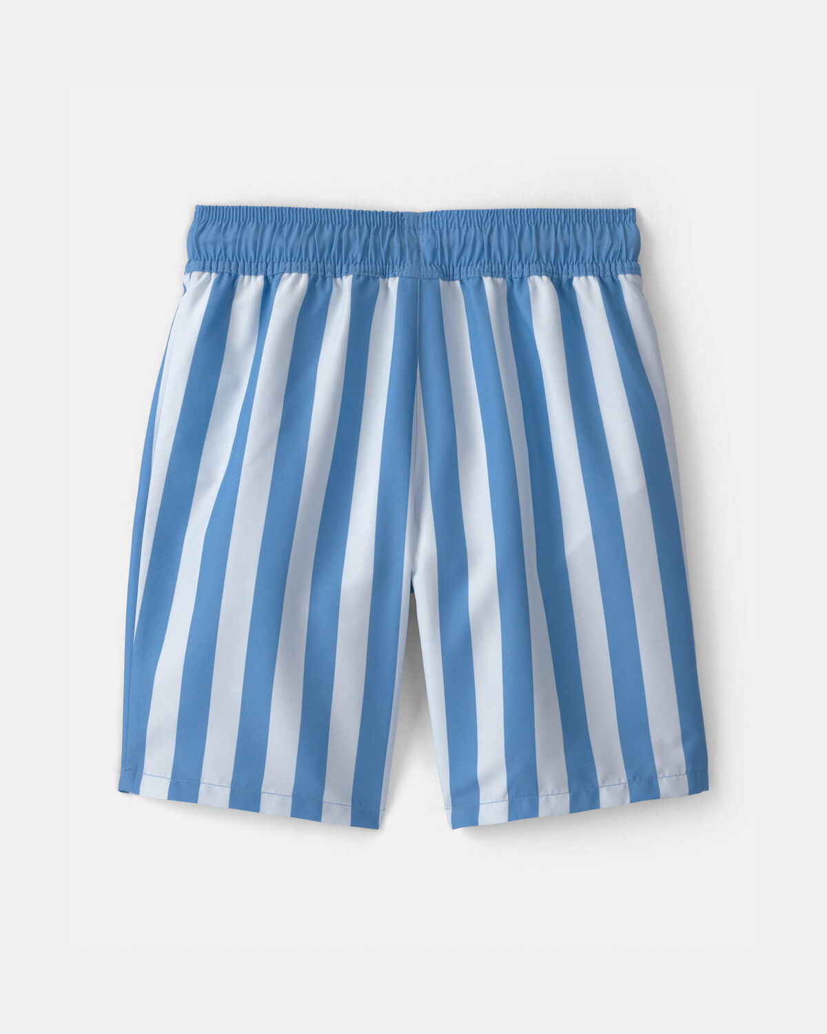 Boys Striped Swim Trunks - Blue - Image 2
