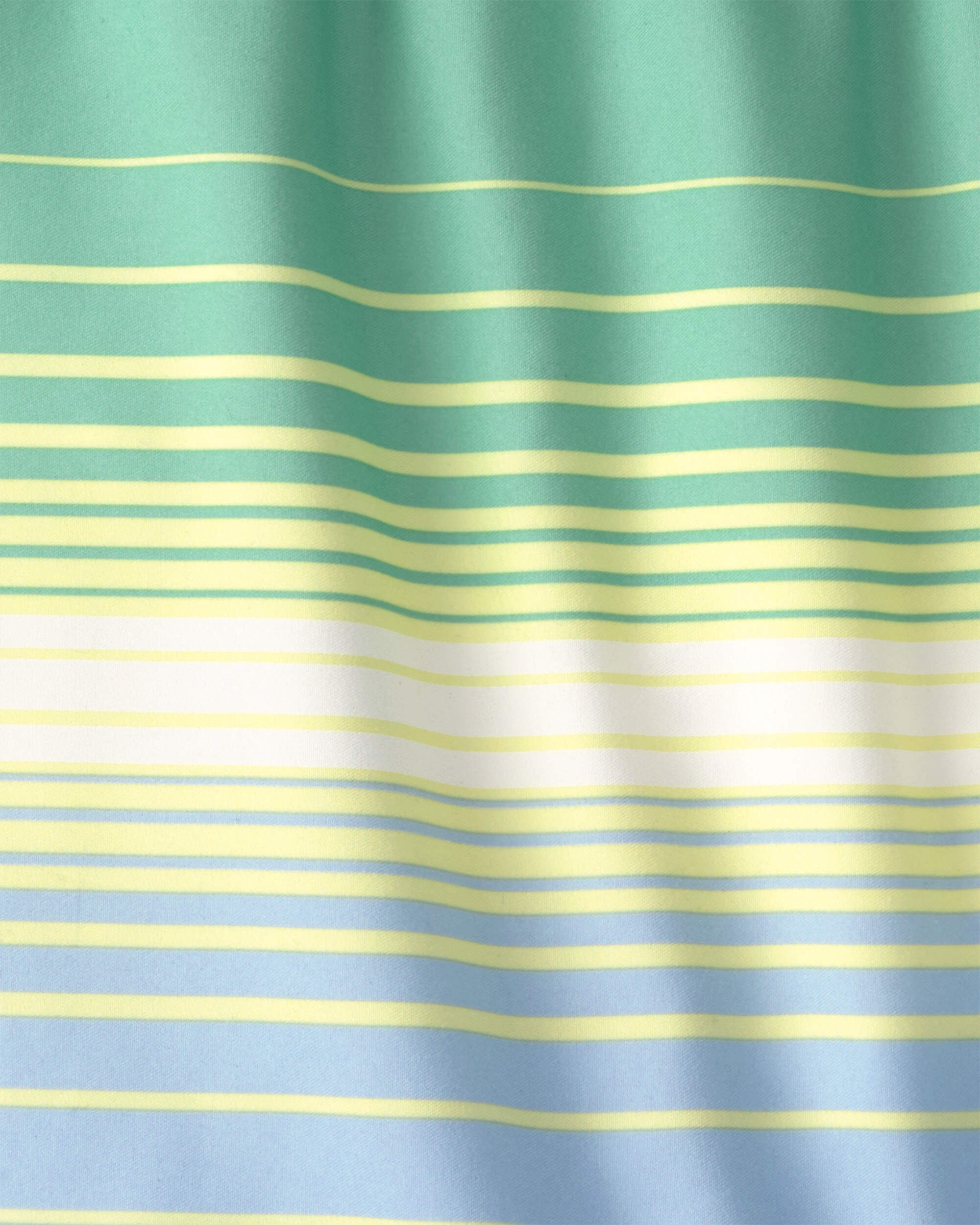 Boys Striped Swim Trunks - Green/Blue - Image 4