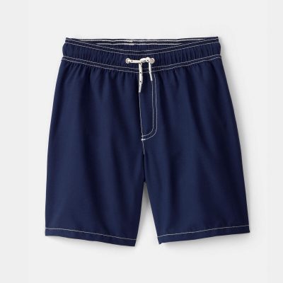Boys Swim Trunks - Navy Blue